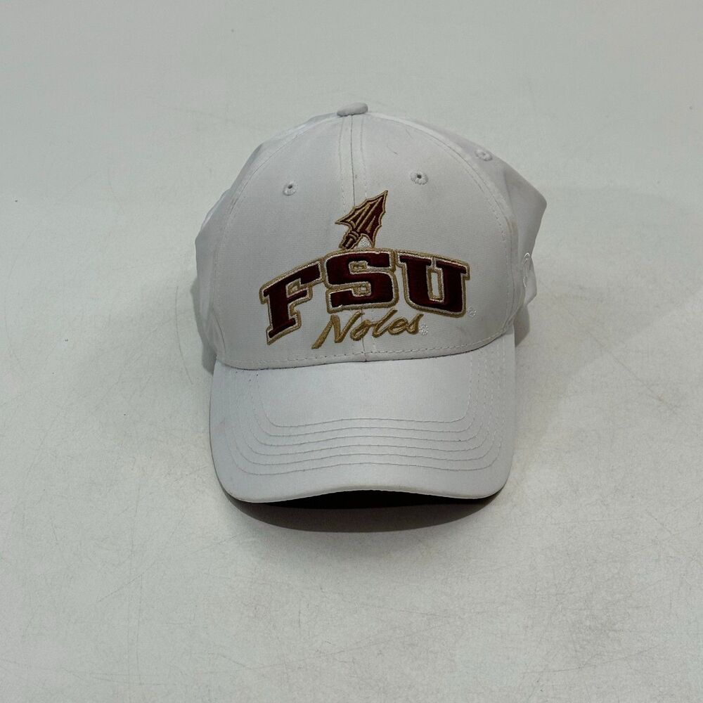 Top of the World FSU‎ Baseball Cap White Embroidered Seminoles OSFM